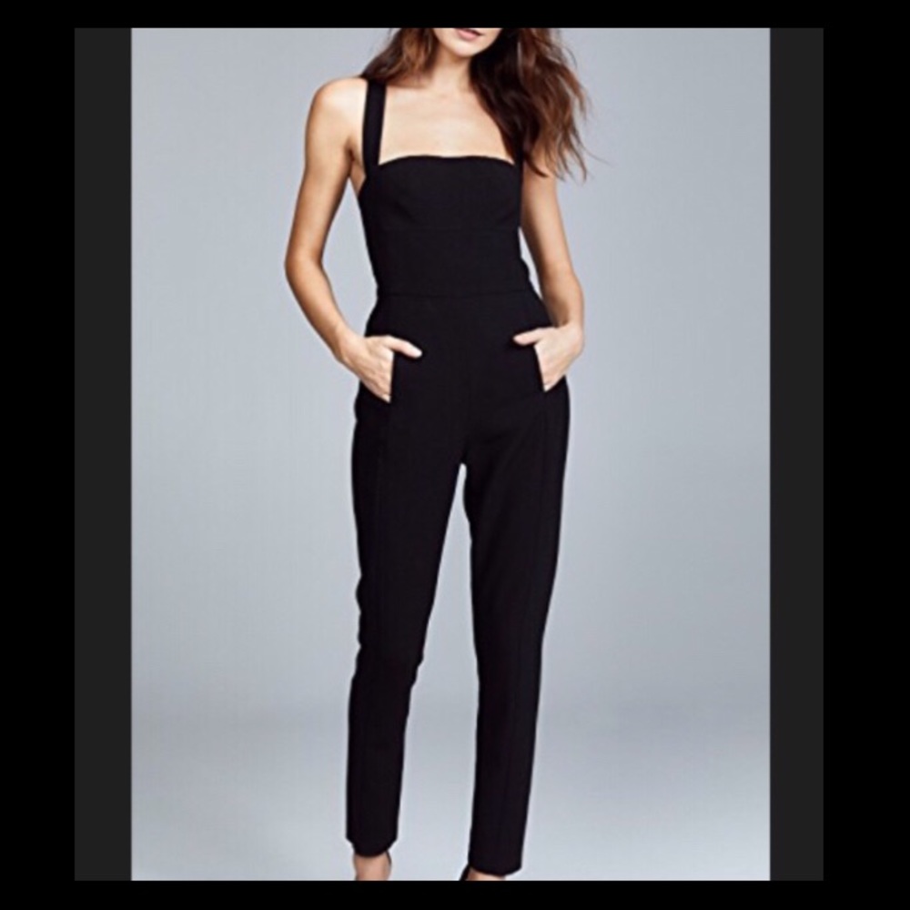 New with Tags NWT Black Halo Bene Jumpsuit Size 2